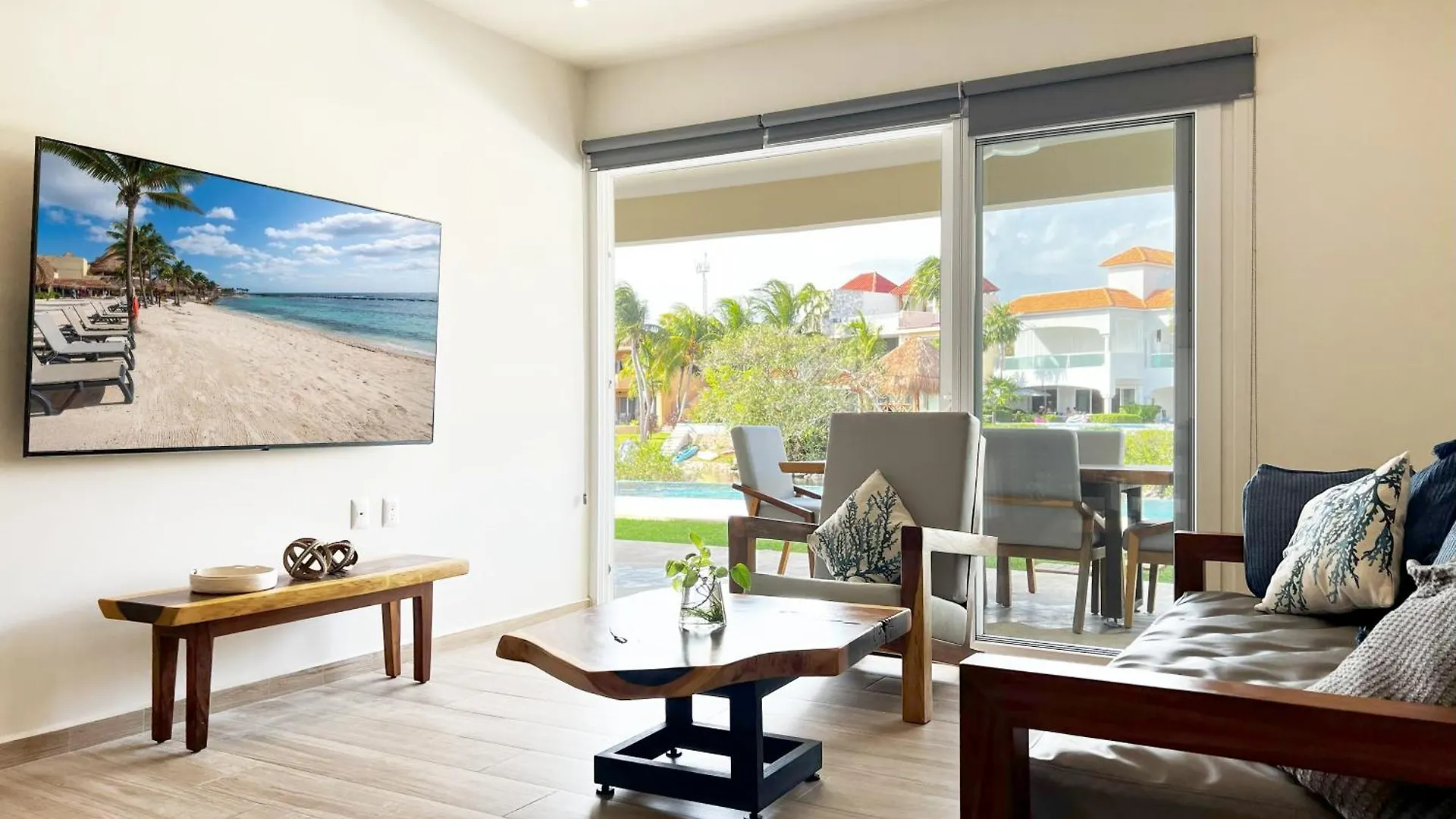 Exclusive, Lagoon Front, 2 Min Beach, Groundfloor, Grill & Paddelboard 普托阿范特拉斯 墨西哥